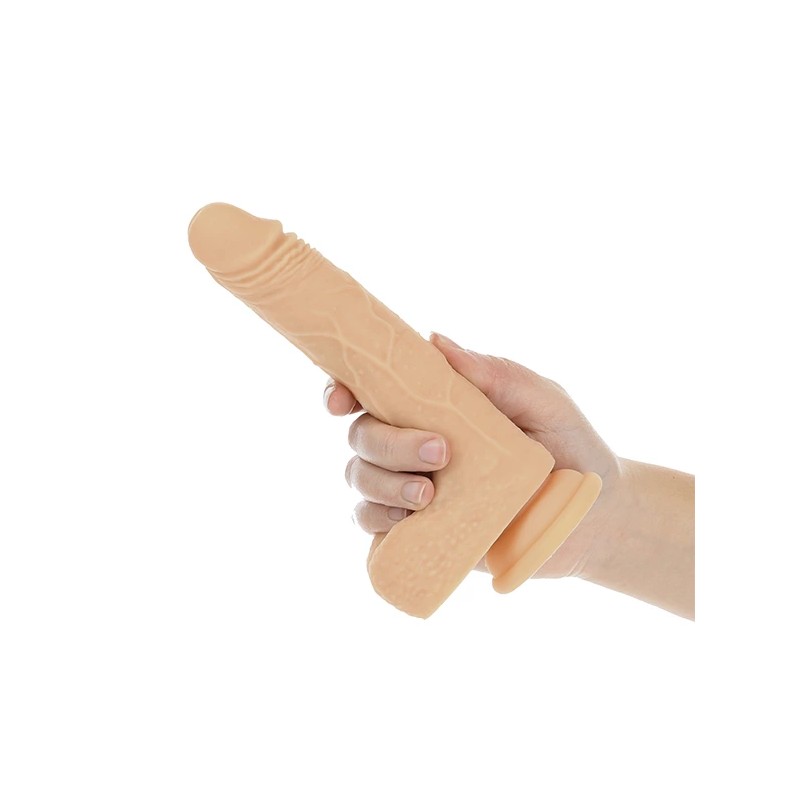 Pulsowibrator - Naked Addiction Rotating & Thrusting & Vibrating Dong with Remote 19 cm